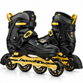 Rolzor Inline & Roller Skates for Kids With Complete Set With Helmet And Protection