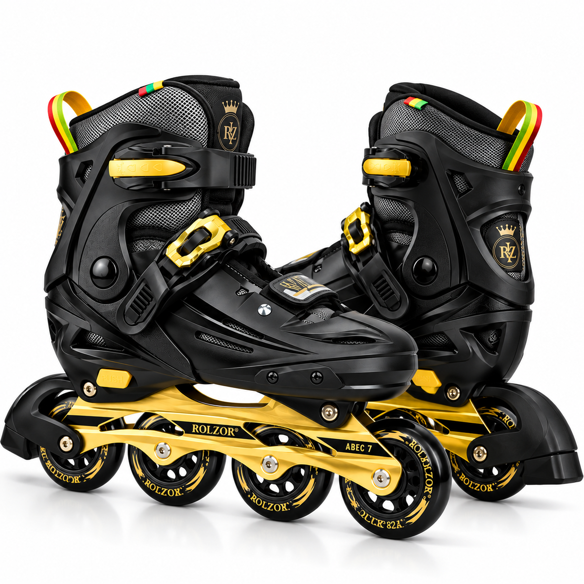 Rolzor Inline & Roller Skates for Kids With Complete Set With Helmet And Protection
